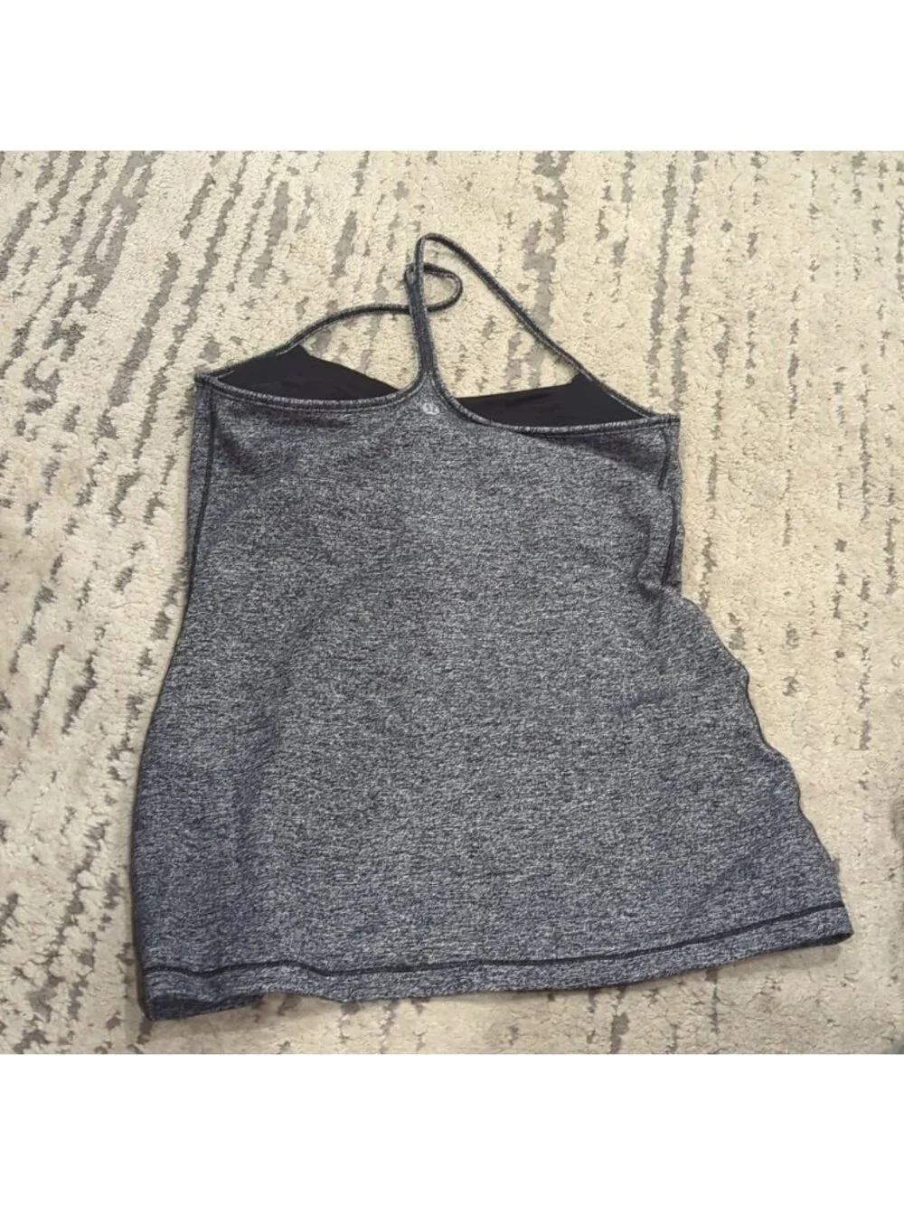 Lululemon Power Pose Tank Heathered Black